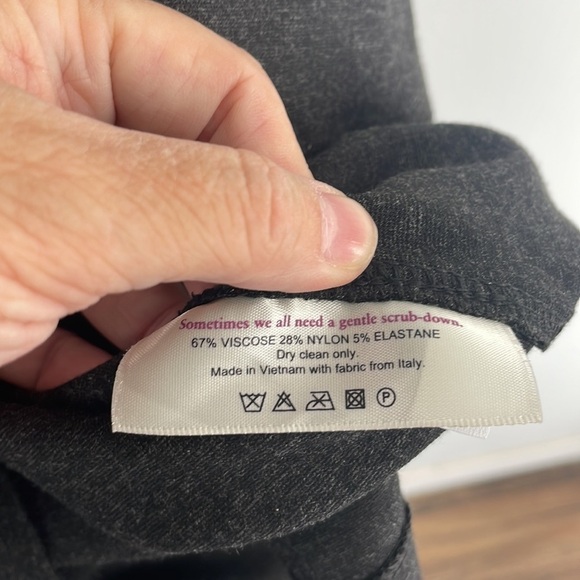 M.M. Lafleur Lydia Dress Cinder Gray Ponte Sheath Dress Sz 8 - Picture 5 of 7